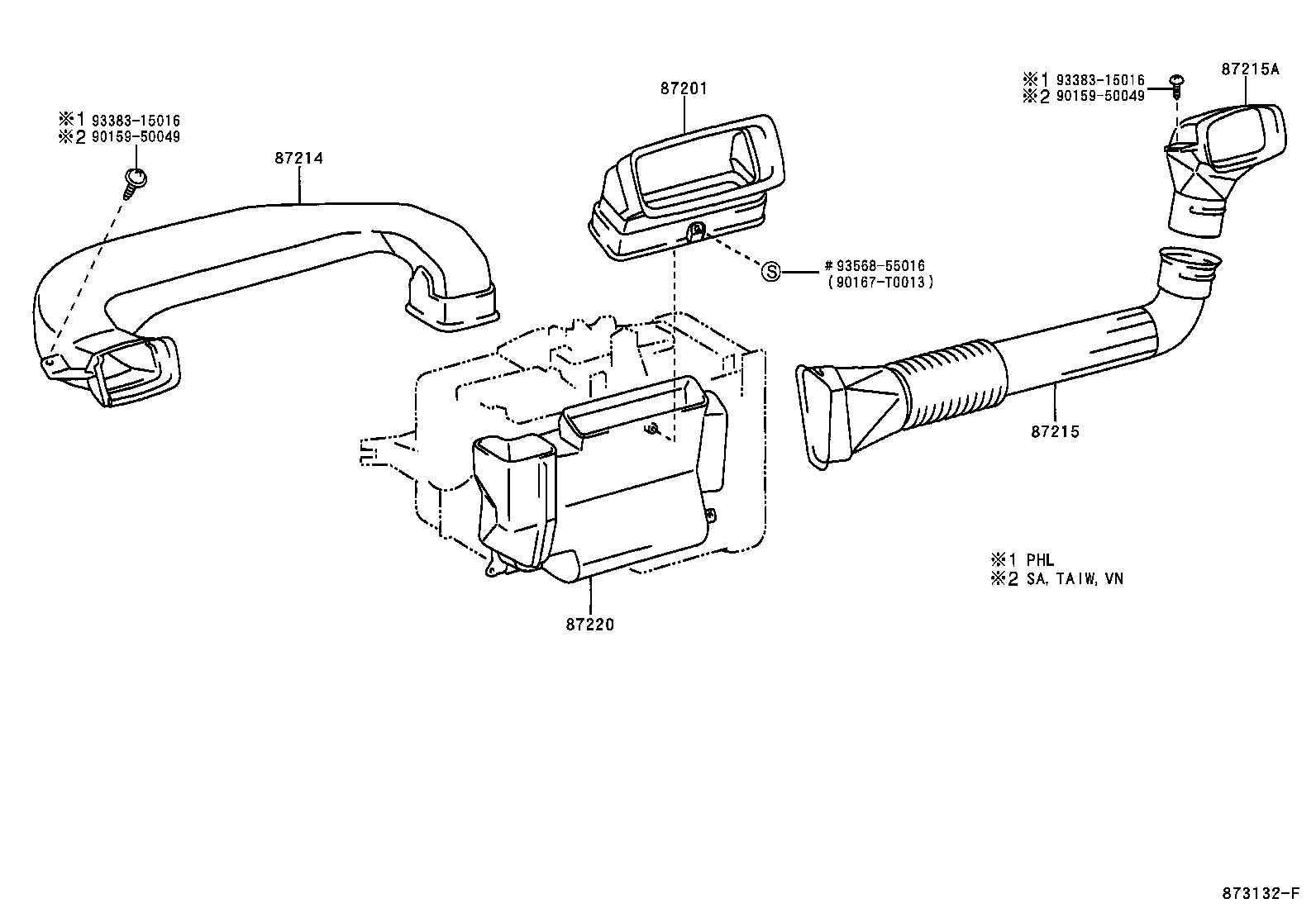  T U V |  HEATING AIR CONDITIONING CONTROL AIR DUCT