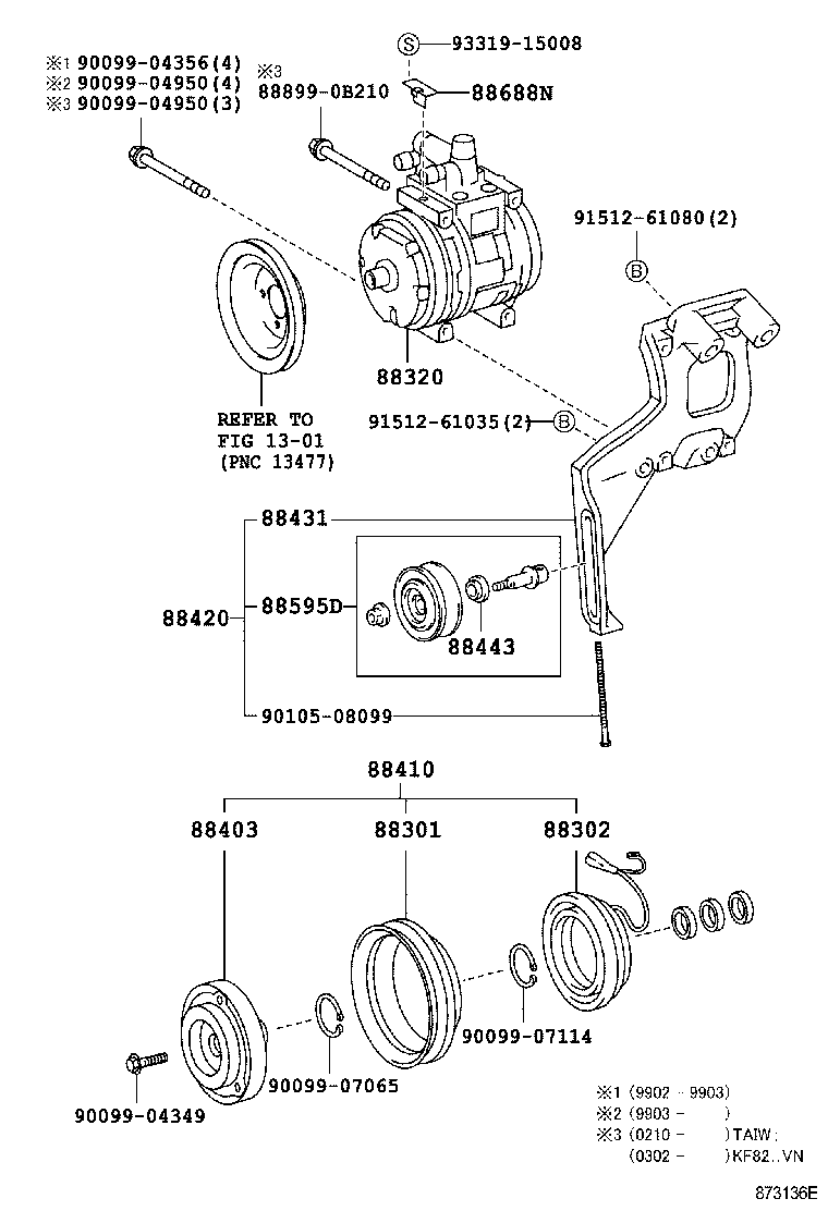  T U V |  HEATING AIR CONDITIONING COMPRESSOR