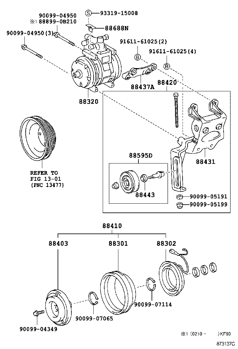  T U V |  HEATING AIR CONDITIONING COMPRESSOR