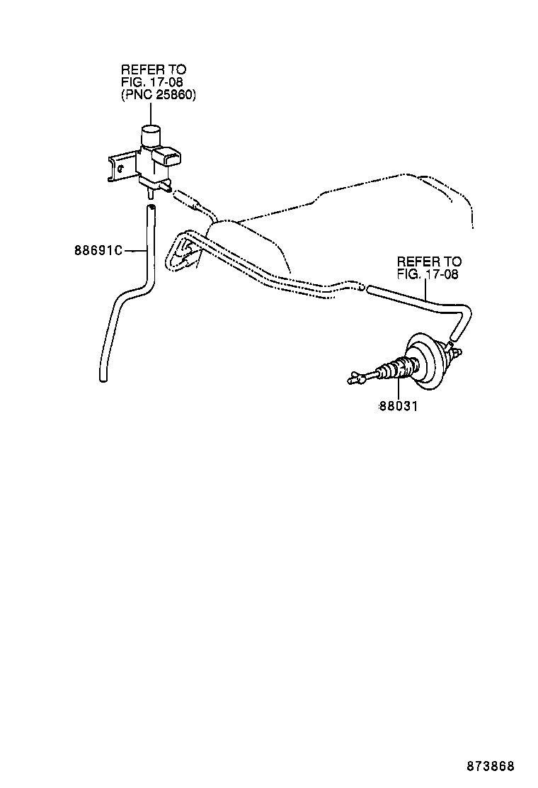  HILUX |  HEATING AIR CONDITIONING VACUUM PIPING