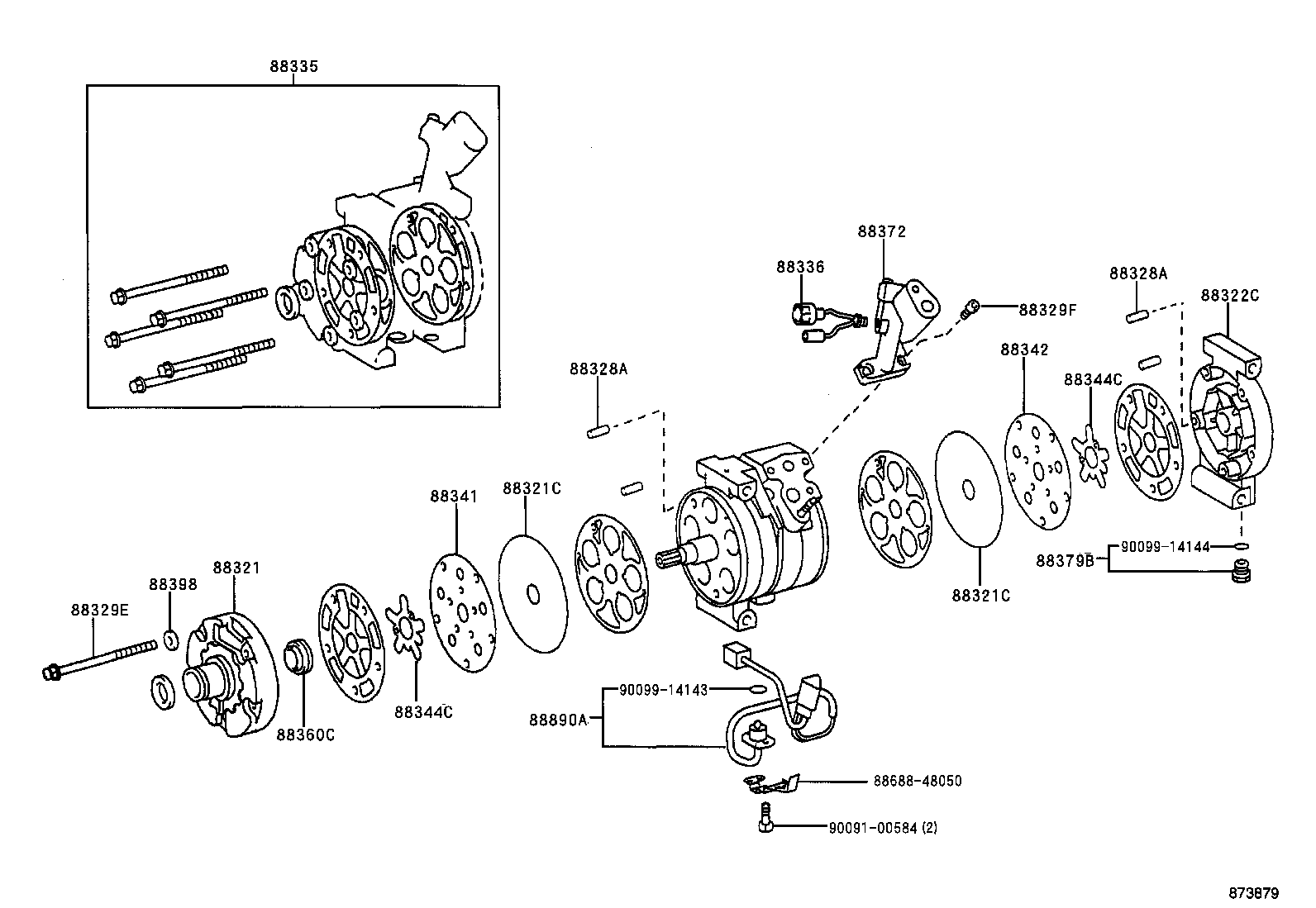  AVALON |  HEATING AIR CONDITIONING COMPRESSOR