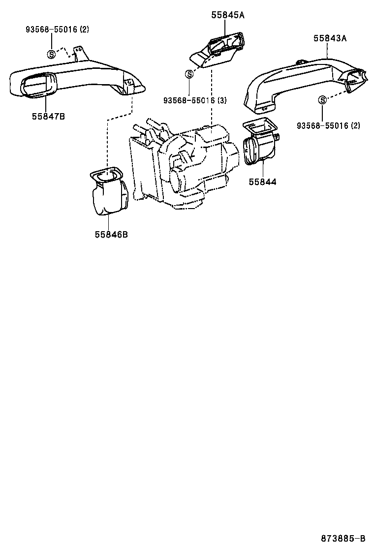  QUALIS |  HEATING AIR CONDITIONING CONTROL AIR DUCT