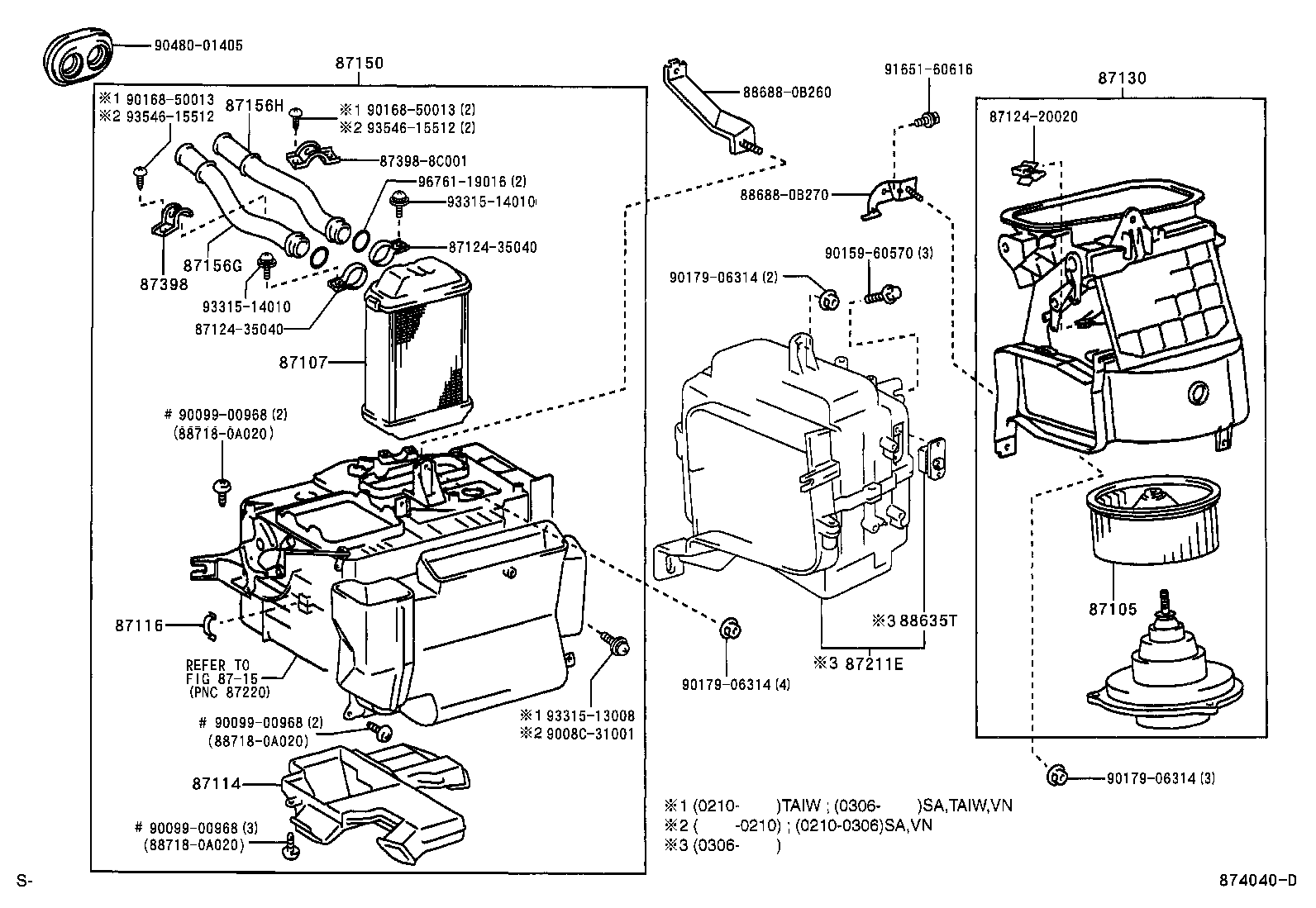  T U V |  HEATING AIR CONDITIONING HEATER UNIT BLOWER