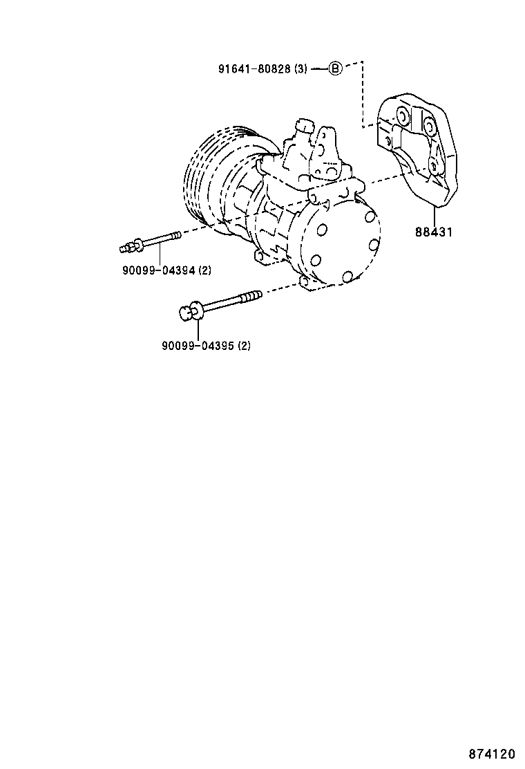  AVALON |  HEATING AIR CONDITIONING COMPRESSOR
