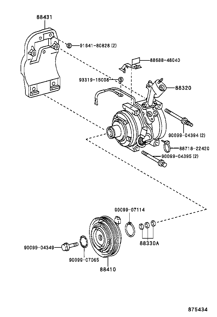  ALPHARD |  HEATING AIR CONDITIONING COMPRESSOR