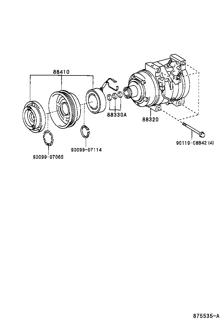  CAMRY AUSTRALIA |  HEATING AIR CONDITIONING COMPRESSOR