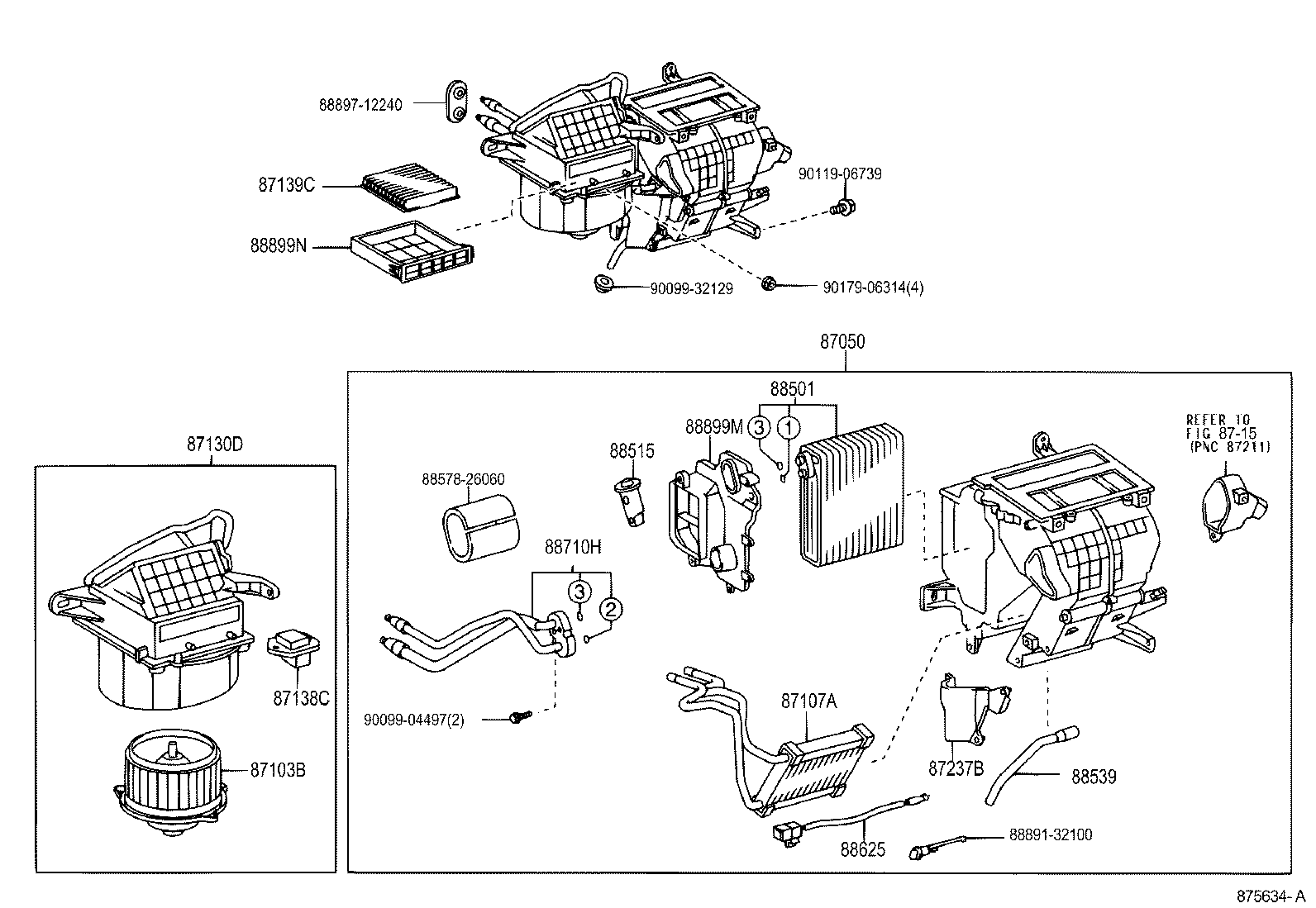  CELICA |  HEATING AIR CONDITIONING COOLER UNIT
