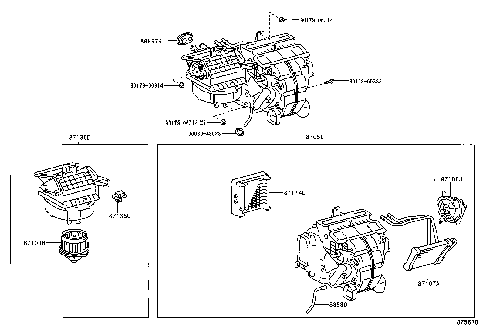  CAMRY AUSTRALIA |  HEATING AIR CONDITIONING COOLER UNIT