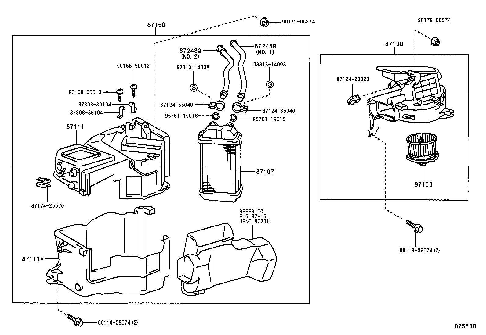  HILUX |  HEATING AIR CONDITIONING HEATER UNIT BLOWER