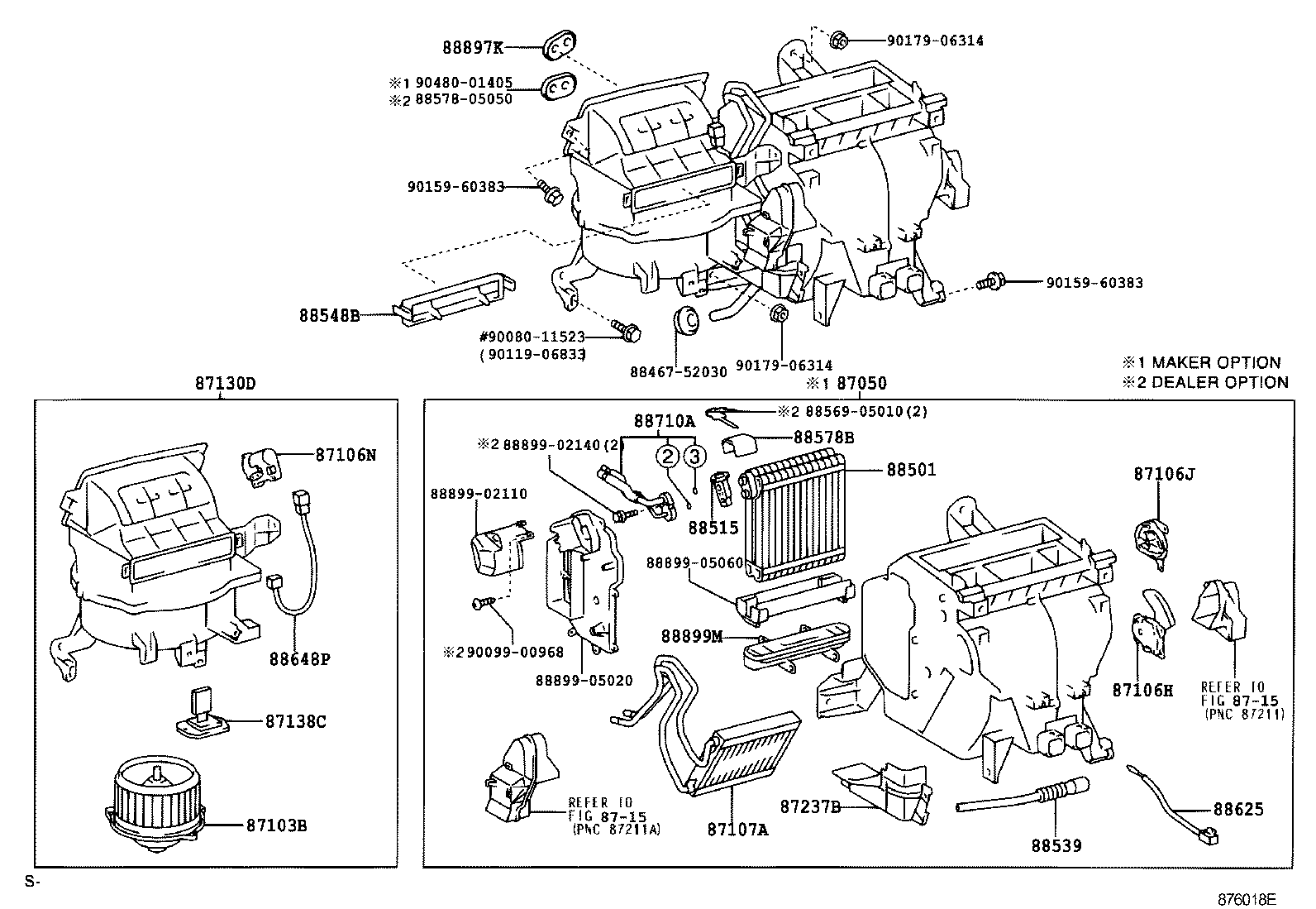  AVENSIS |  HEATING AIR CONDITIONING COOLER UNIT