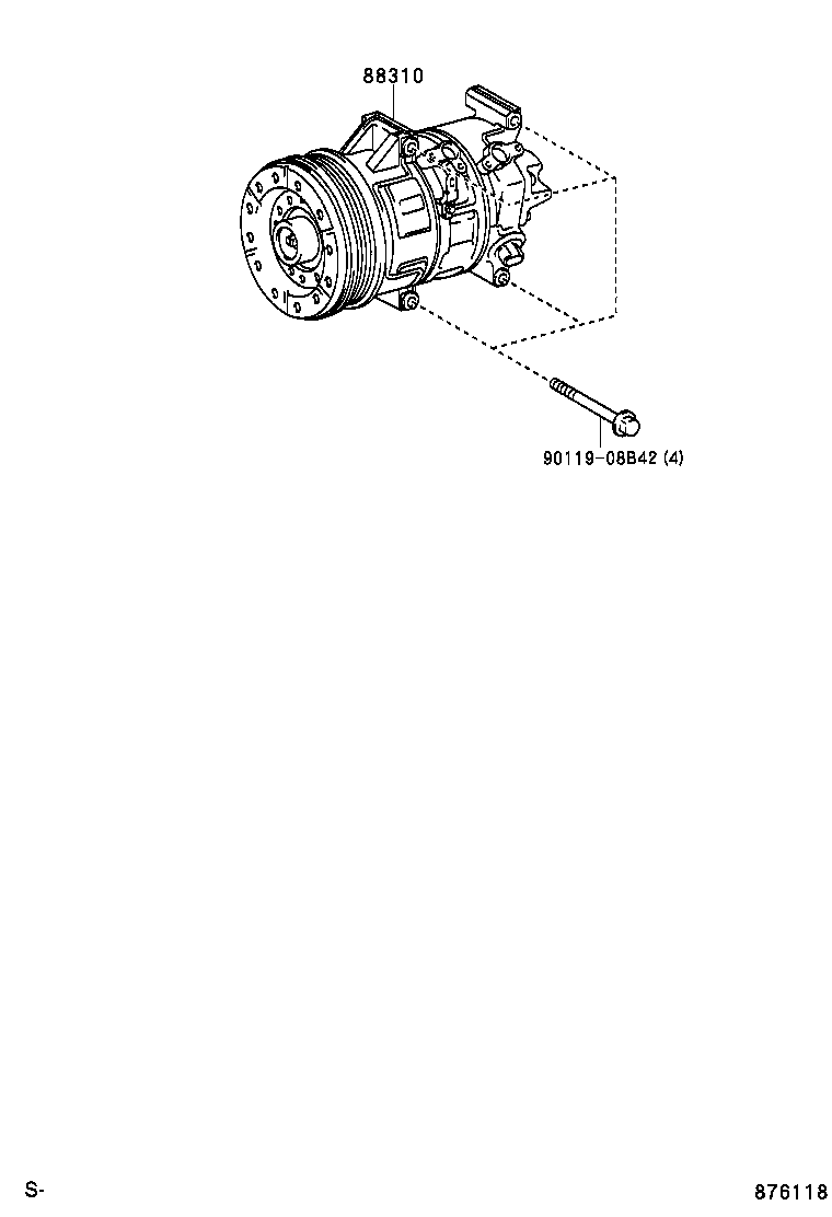  AVENSIS |  HEATING AIR CONDITIONING COMPRESSOR