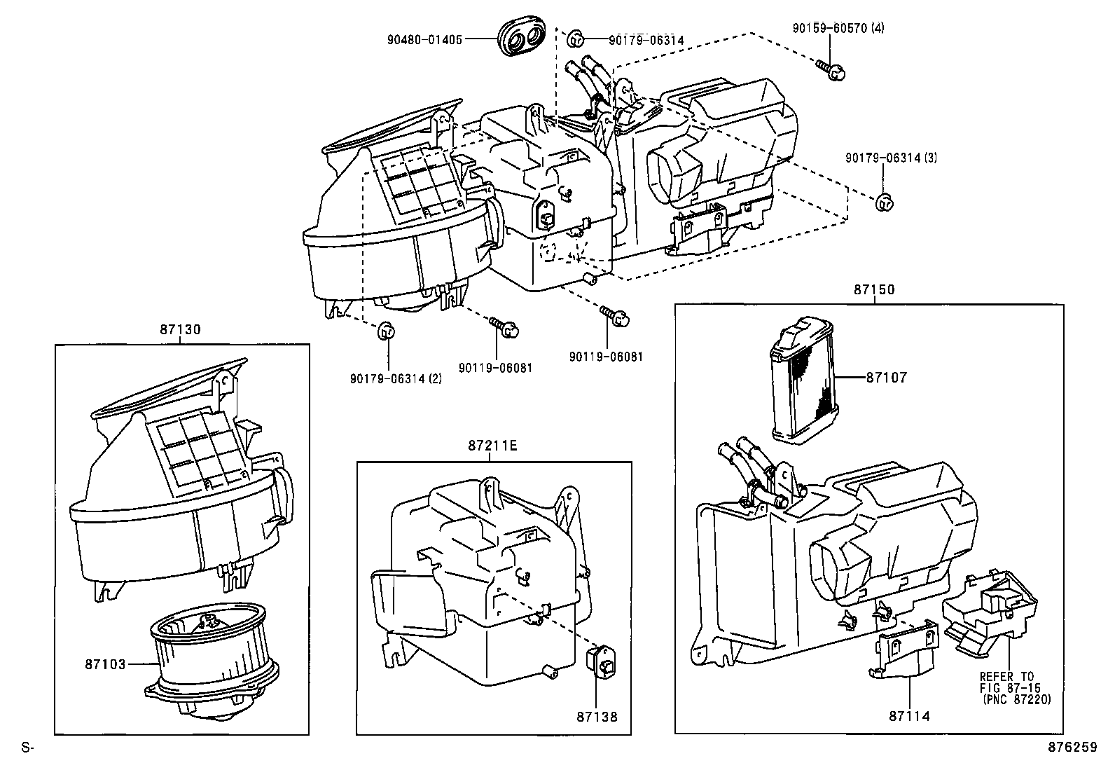 T U V | HEATING AIR CONDITIONING HEATER UNIT BLOWER