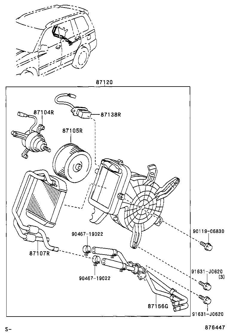  KLUGER |  HEATING AIR CONDITIONING HEATER UNIT BLOWER