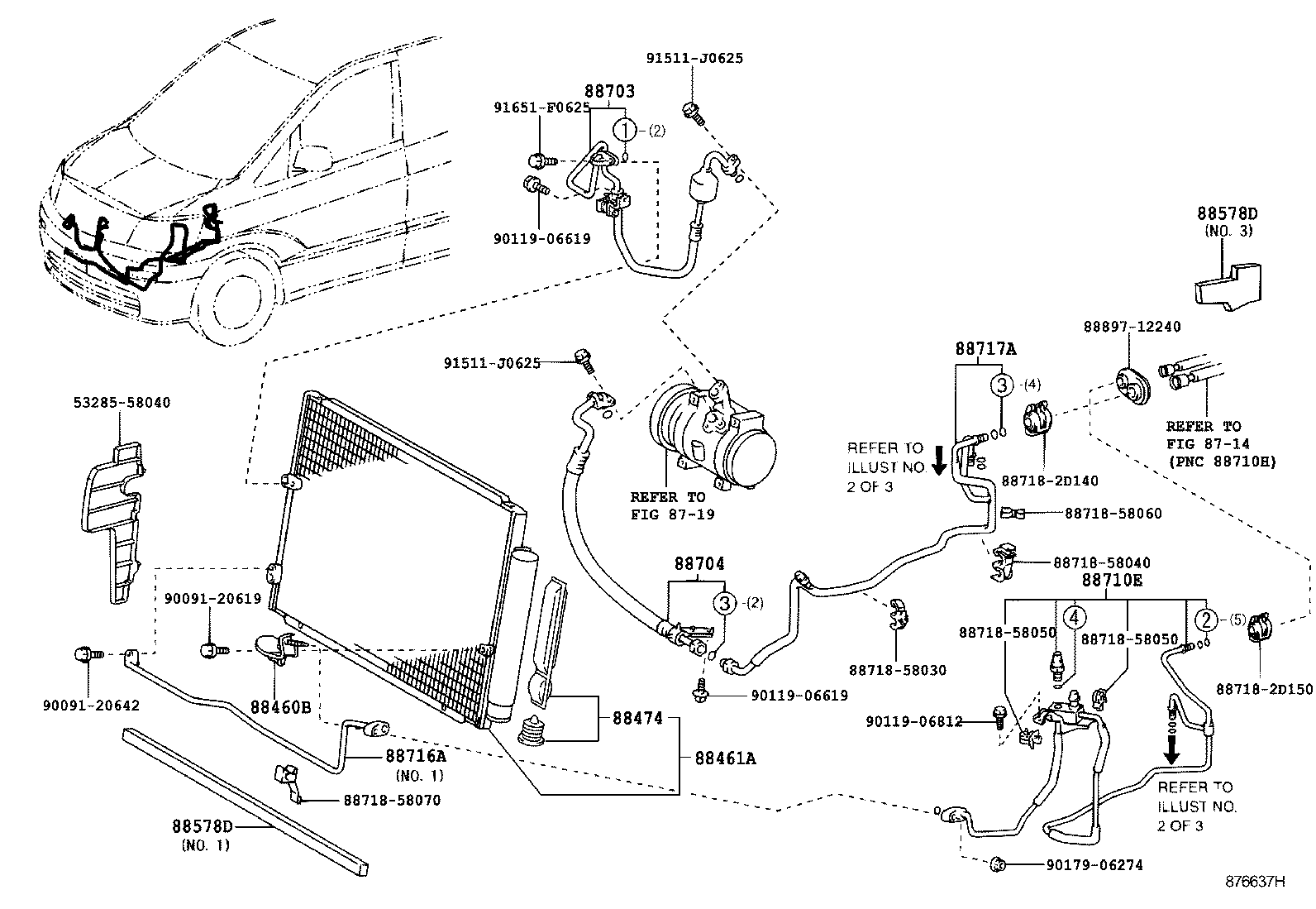  ALPHARD |  HEATING AIR CONDITIONING COOLER PIPING