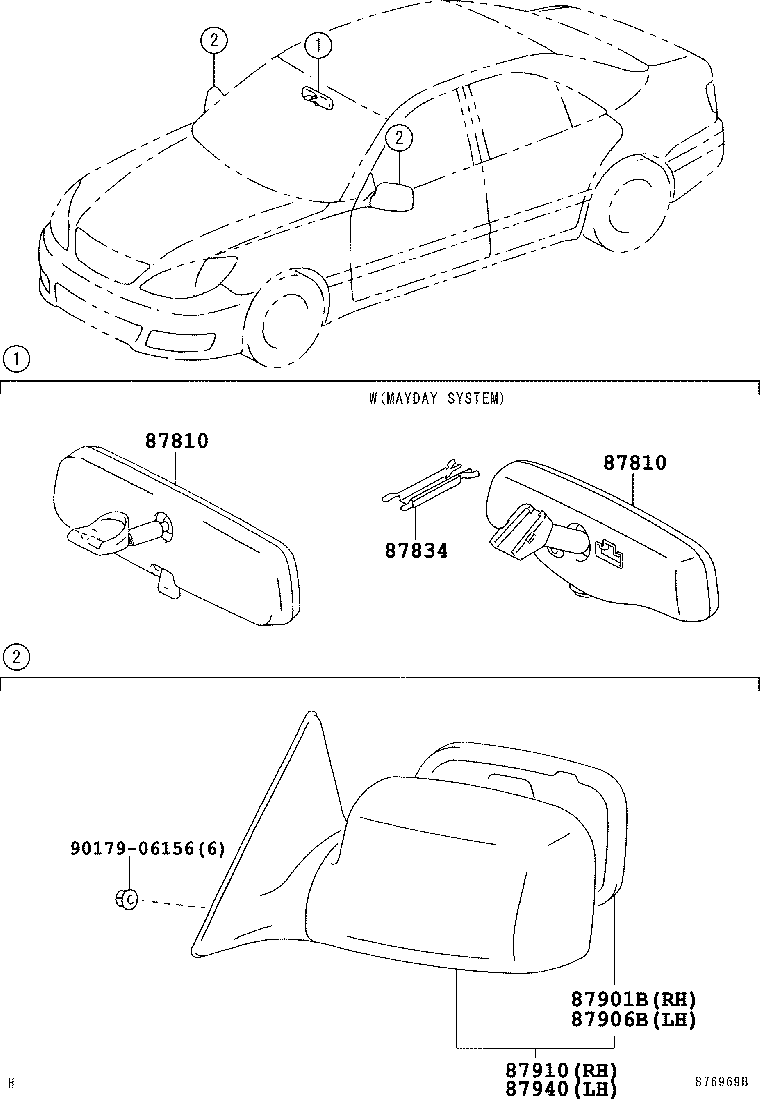  CAMRY AUSTRALIA |  MIRROR