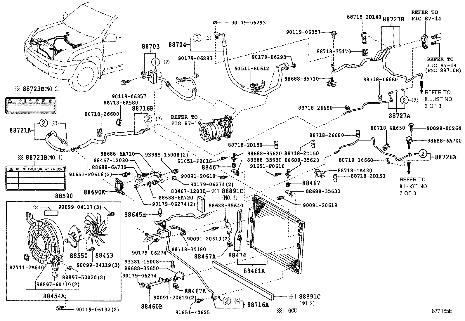  LAND CRUISER PRADO |  HEATING AIR CONDITIONING COOLER PIPING