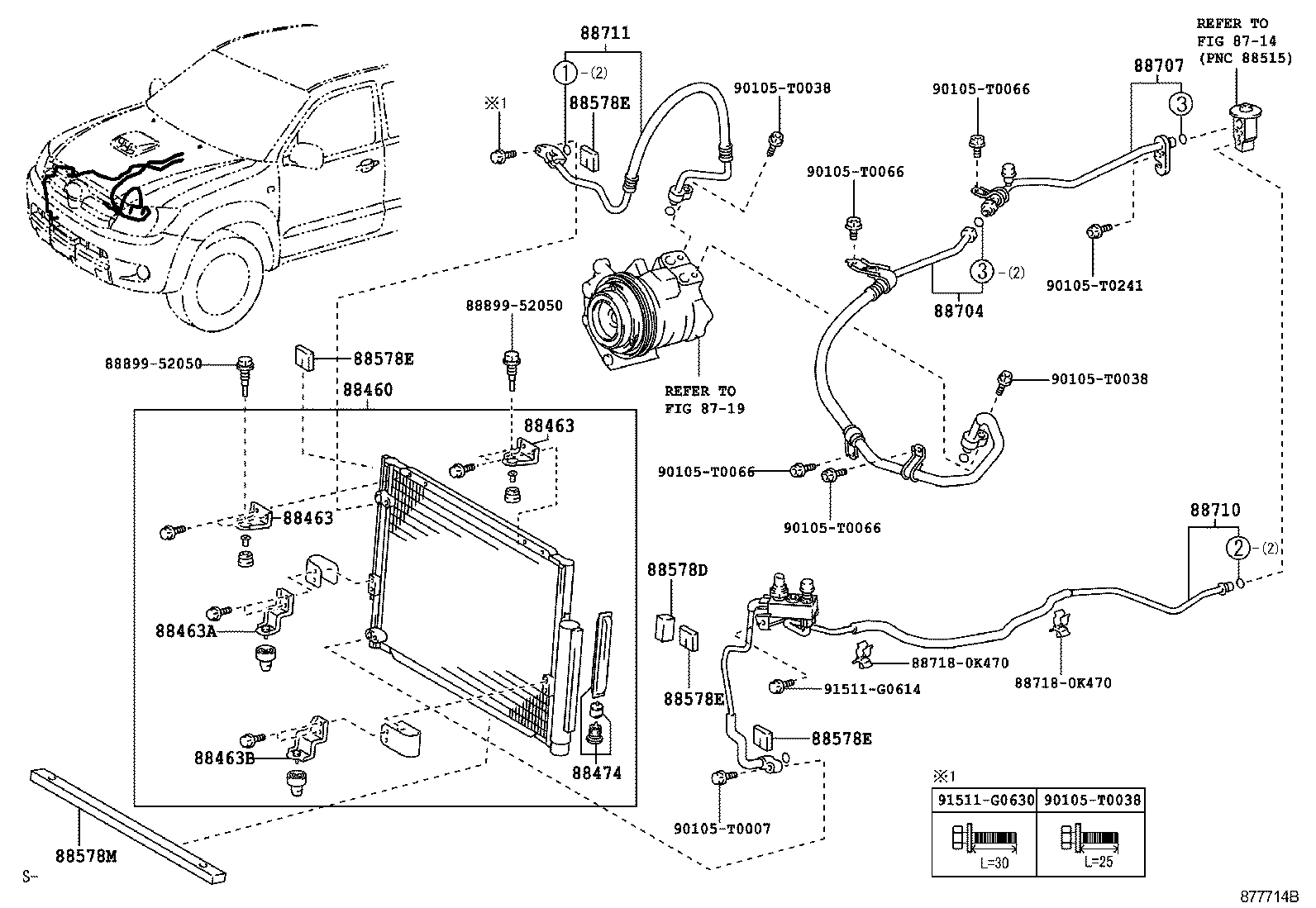  HILUX |  HEATING AIR CONDITIONING COOLER PIPING