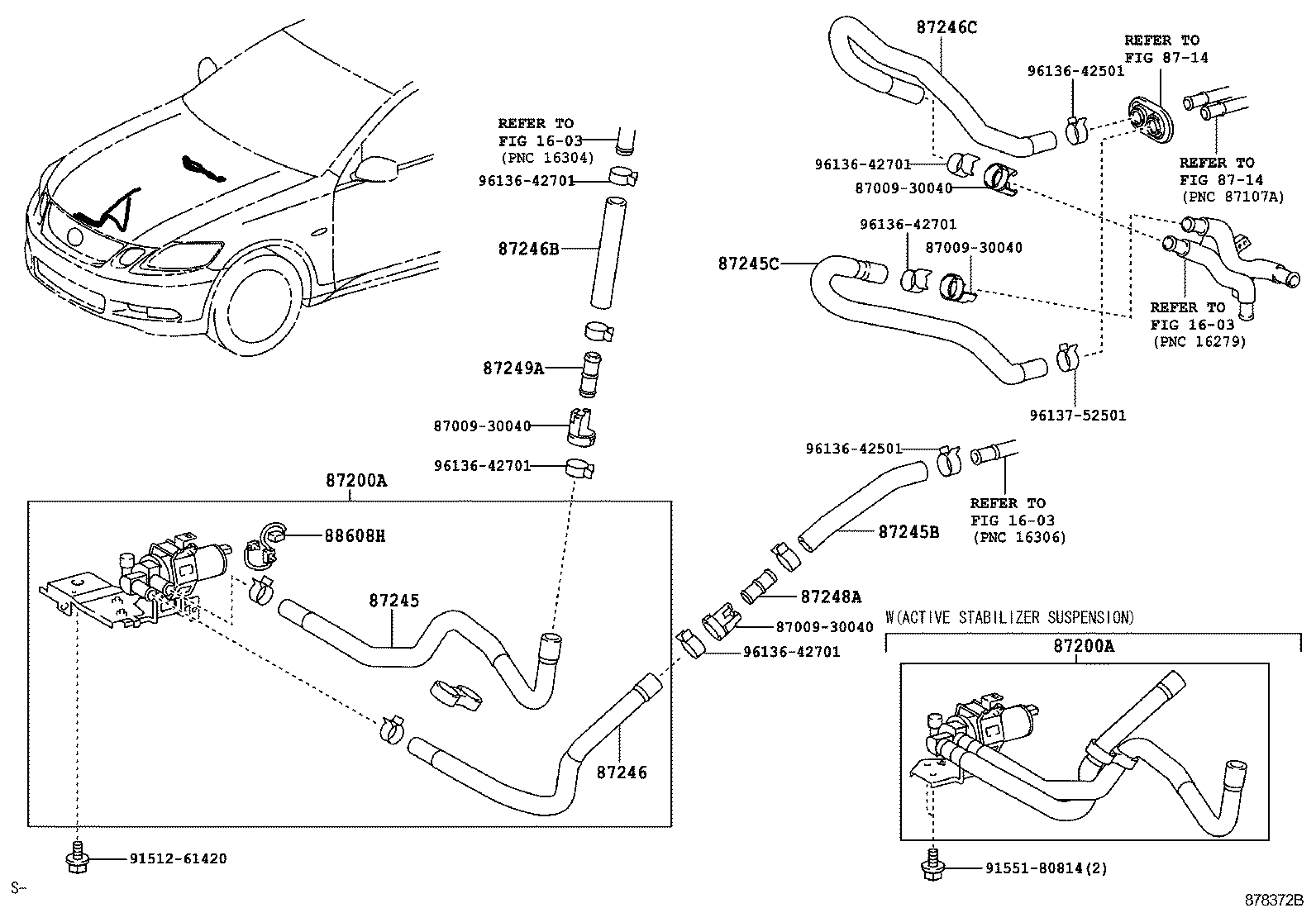  GS450H |  HEATING AIR CONDITIONING WATER PIPING