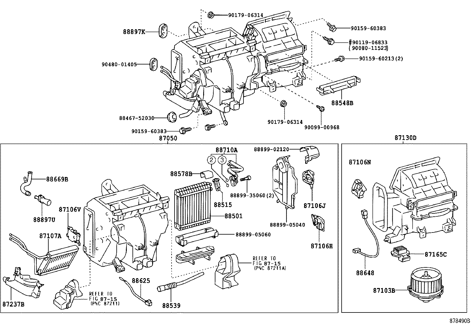  AVENSIS |  HEATING AIR CONDITIONING COOLER UNIT