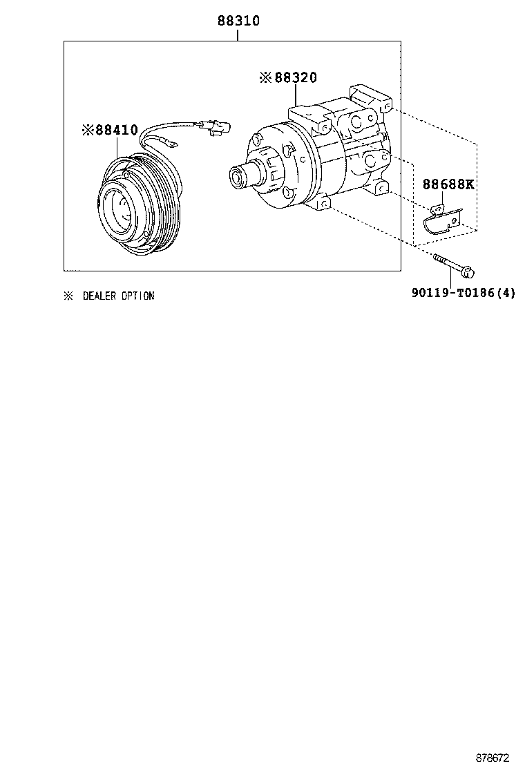  HILUX |  HEATING AIR CONDITIONING COMPRESSOR