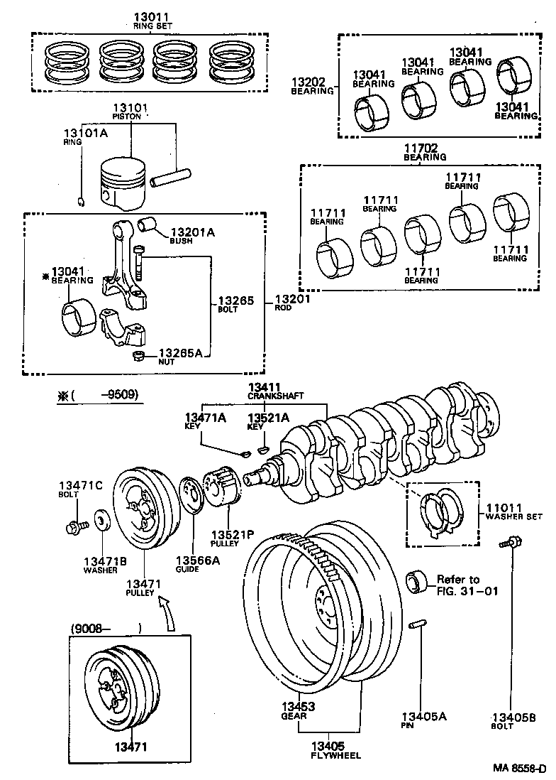 LITEACE |  CRANKSHAFT PISTON