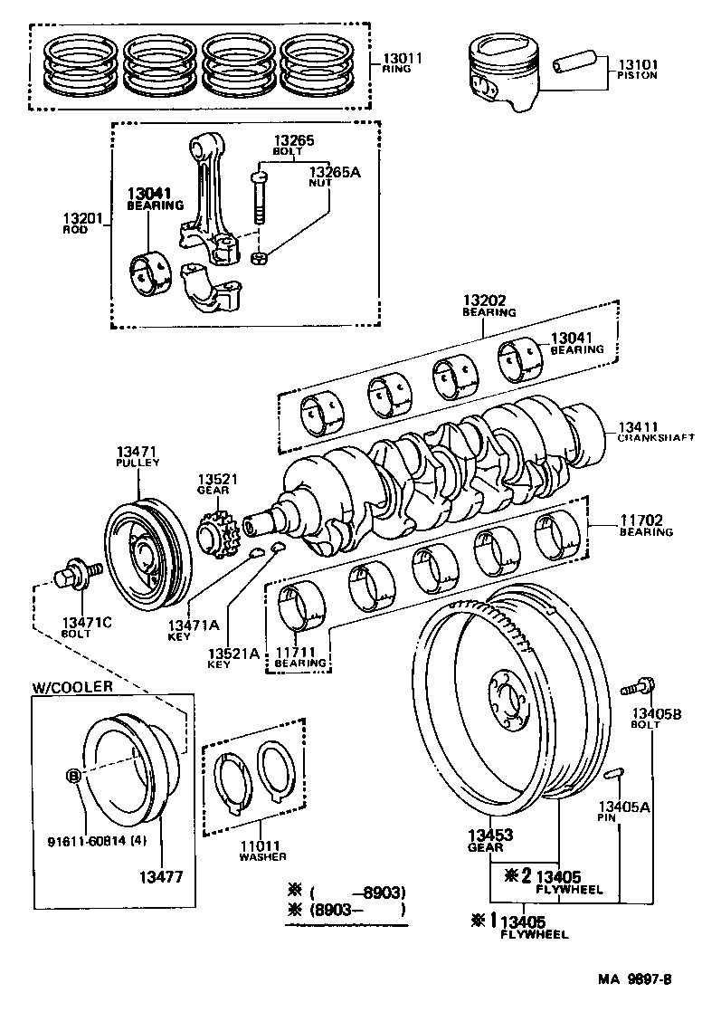  DYNA 150 |  CRANKSHAFT PISTON