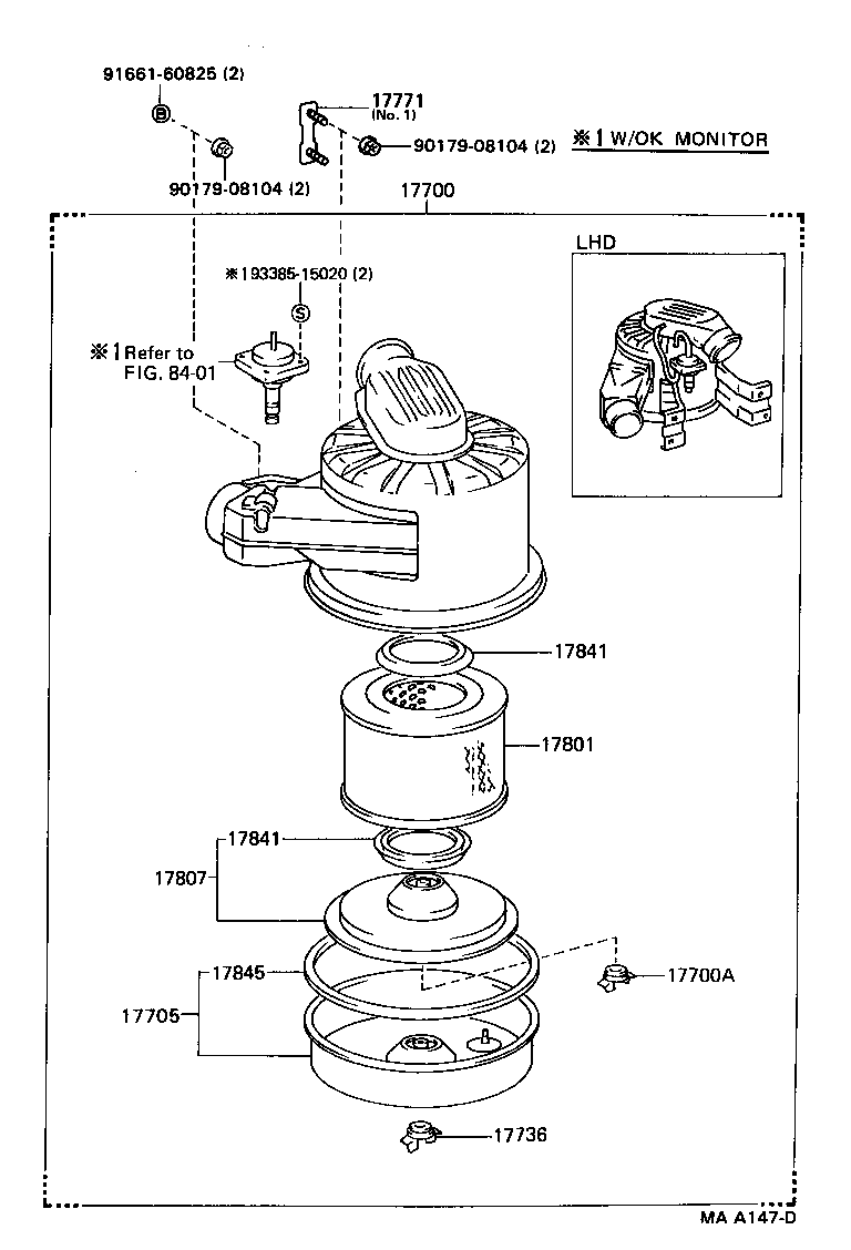  DYNA 150 |  AIR CLEANER