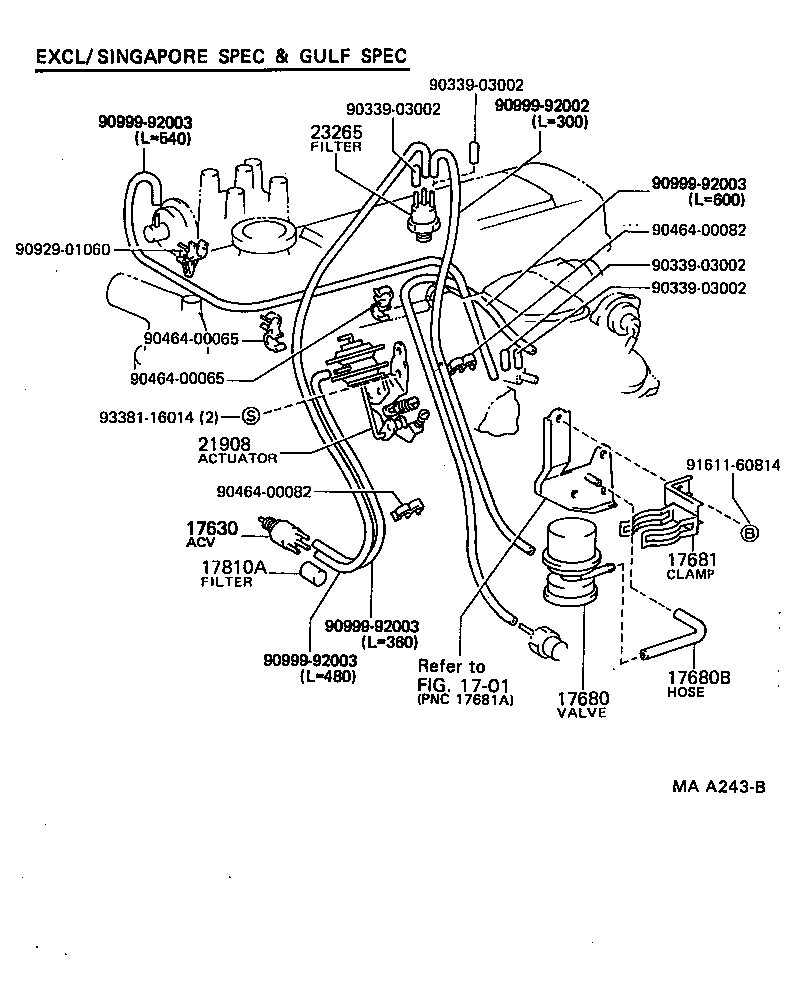  HIACE VAN COMUTER |  VACUUM PIPING