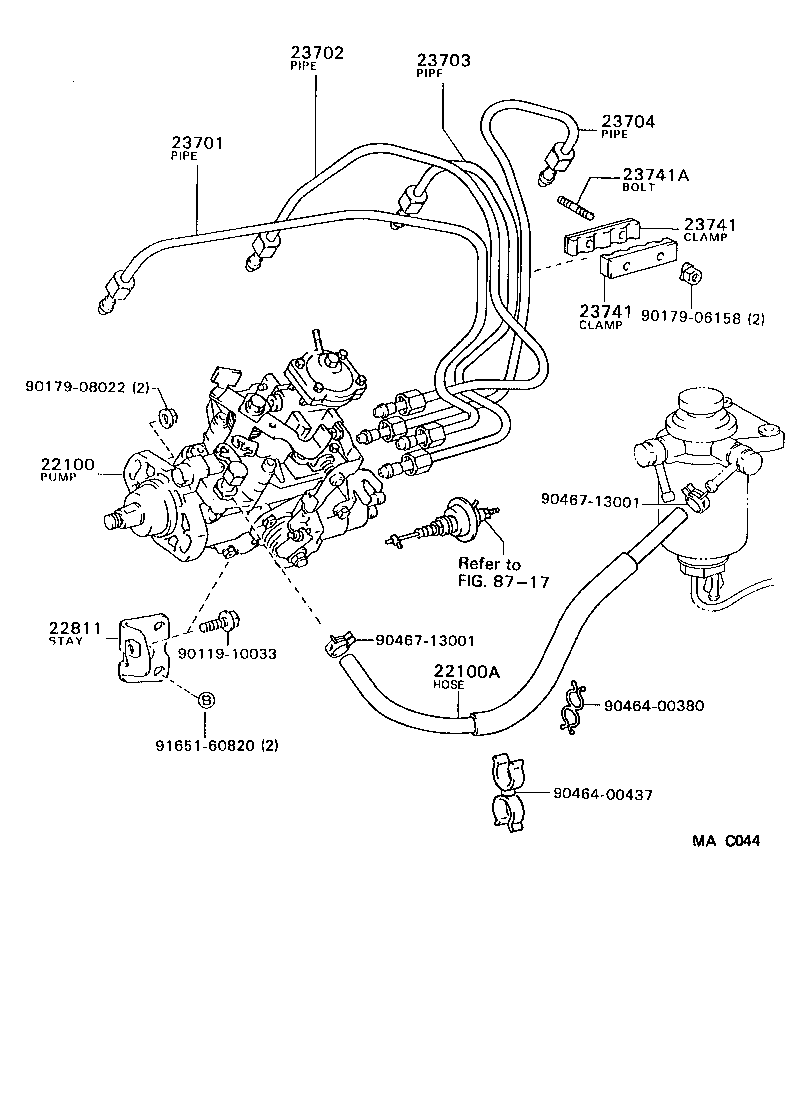  LITEACE |  INJECTION PUMP ASSEMBLY