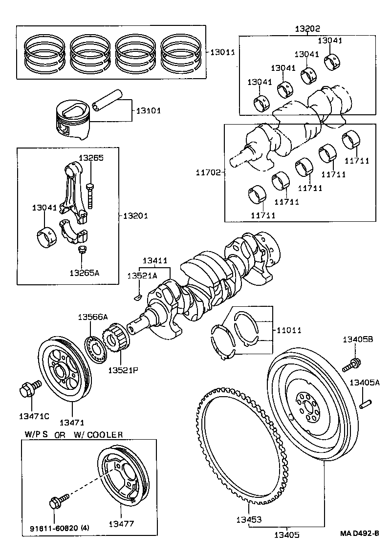  STARLET |  CRANKSHAFT PISTON