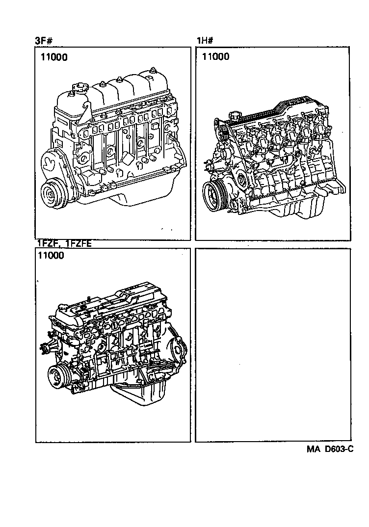  LAND CRUISER 80 |  PARTIAL ENGINE ASSEMBLY