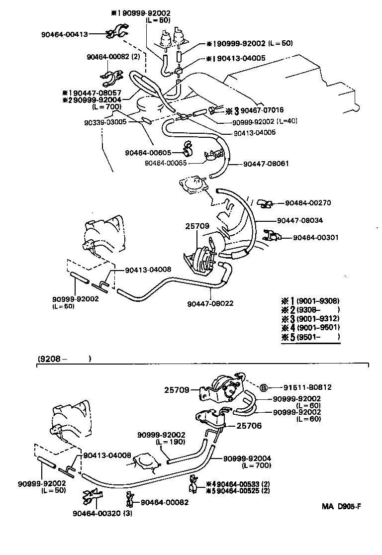  LAND CRUISER 80 |  VACUUM PIPING