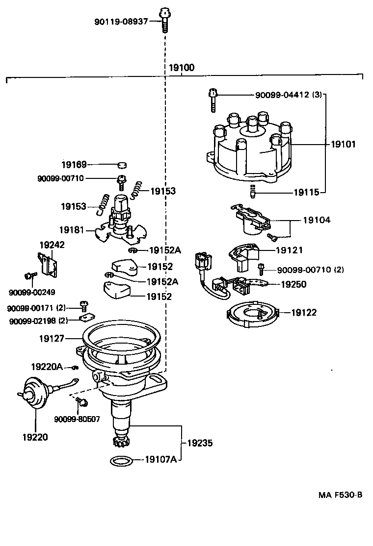  LAND CRUISER 80 |  DISTRIBUTOR