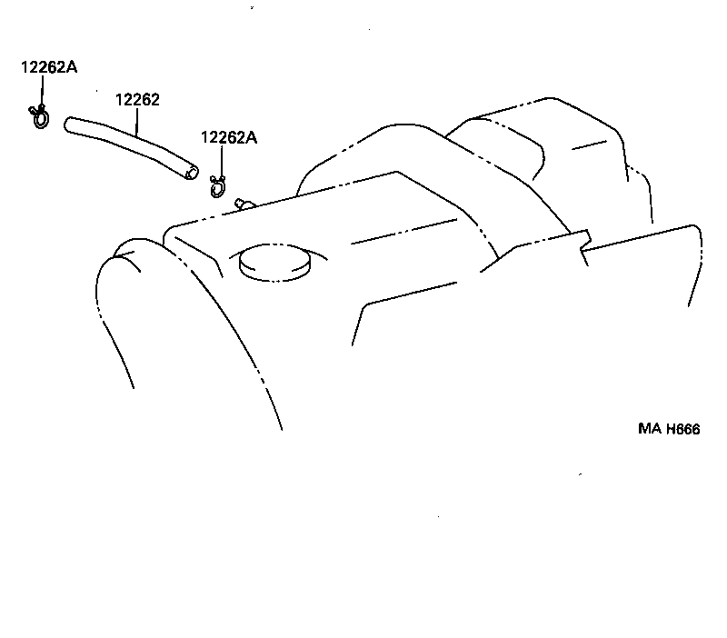  LAND CRUISER 80 |  VENTILATION HOSE