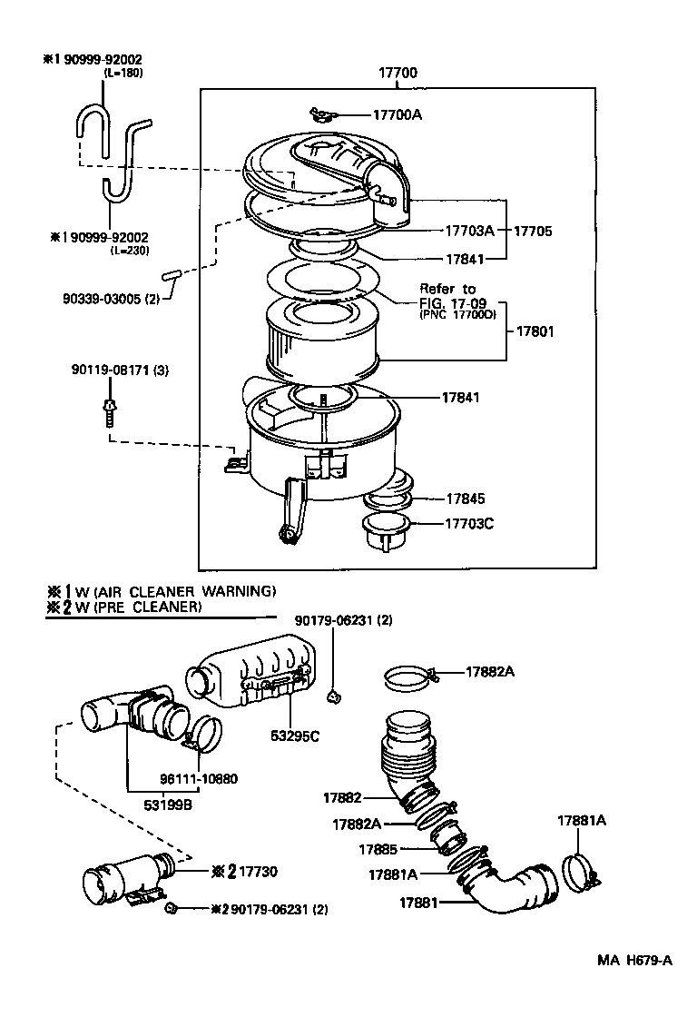  LAND CRUISER 80 |  AIR CLEANER