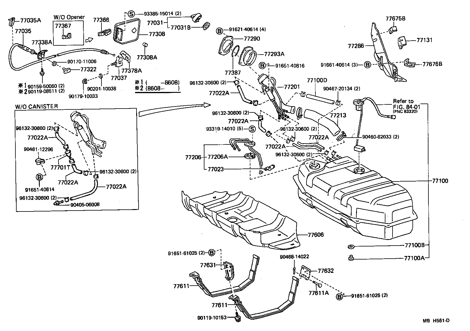  LAND CRUISER 70 |  FUEL TANK TUBE