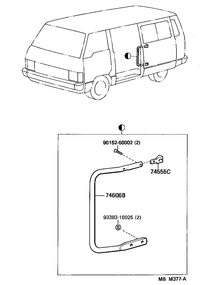  HIACE VAN COMUTER |  PROTECTOR PIPE ROLL BAR HANDRAIL