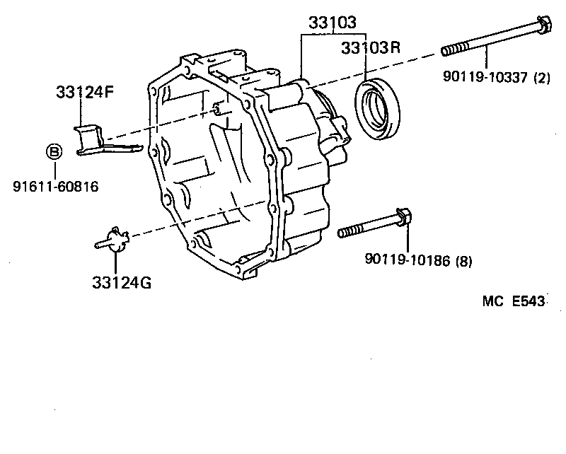  DYNA 150 |  EXTENSION HOUSING MTM