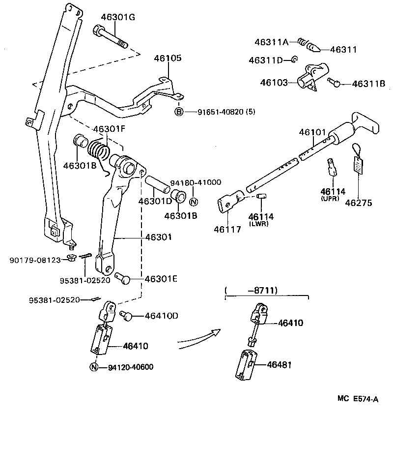  DYNA 150 |  PARKING BRAKE CABLE