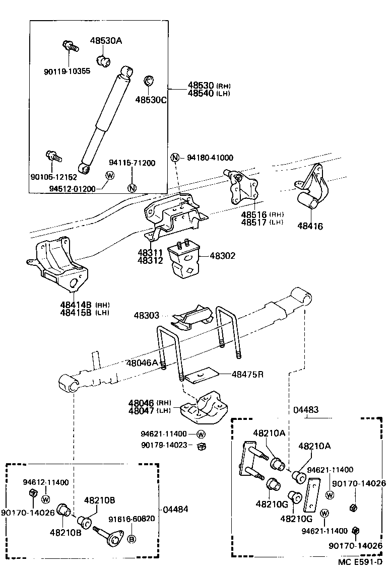  DYNA 150 |  REAR SPRING SHOCK ABSORBER