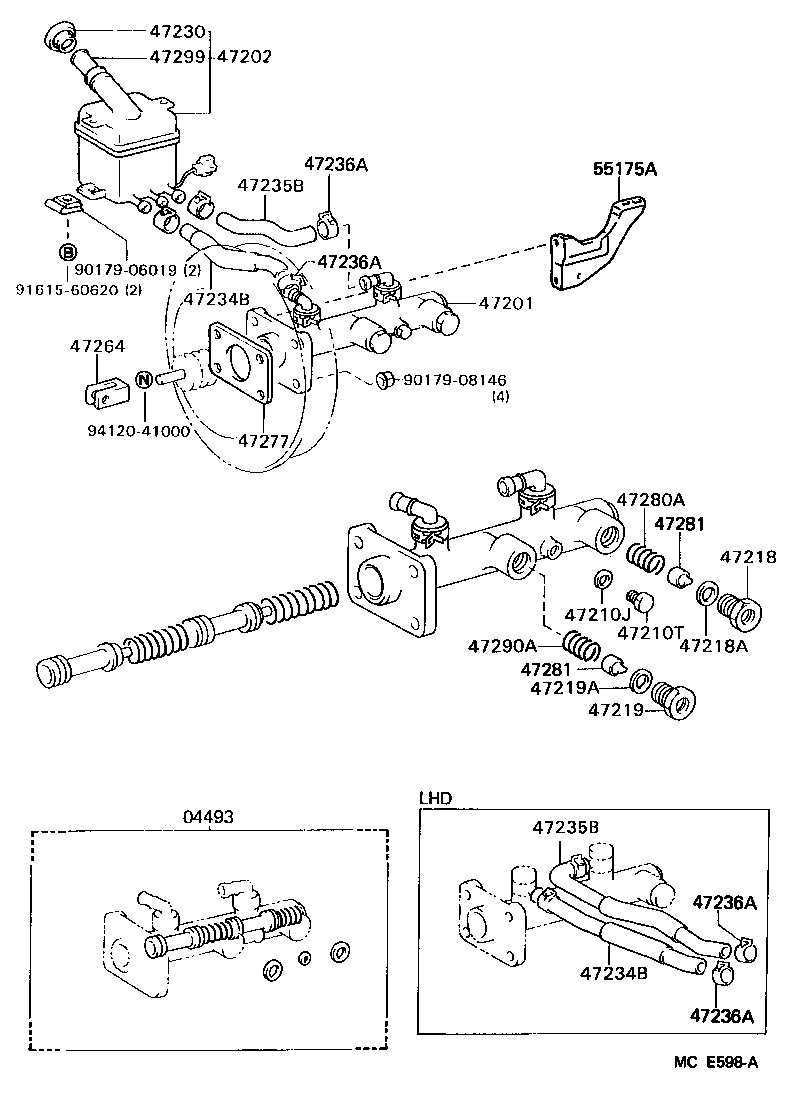  DYNA 150 |  BRAKE MASTER CYLINDER