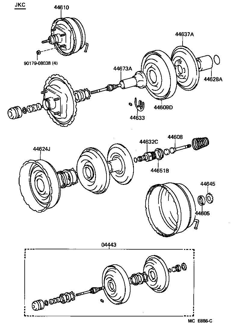  HIACE VAN COMUTER |  BRAKE BOOSTER VACUUM TUBE