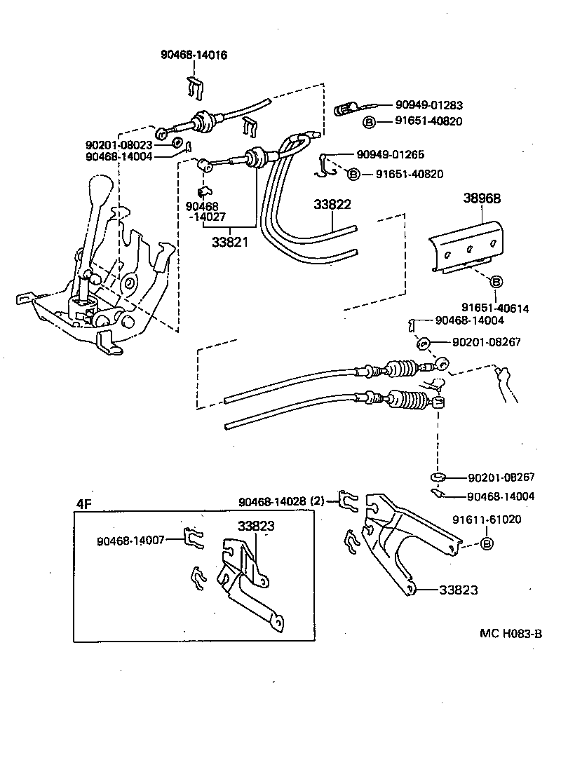  LITEACE |  SHIFT LEVER RETAINER
