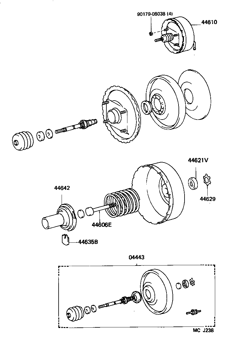  HIACE VAN COMUTER |  BRAKE BOOSTER VACUUM TUBE