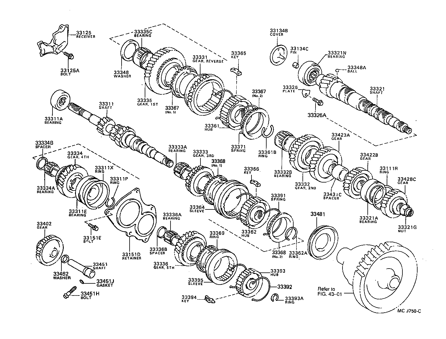  STARLET |  TRANSMISSION GEAR MTM