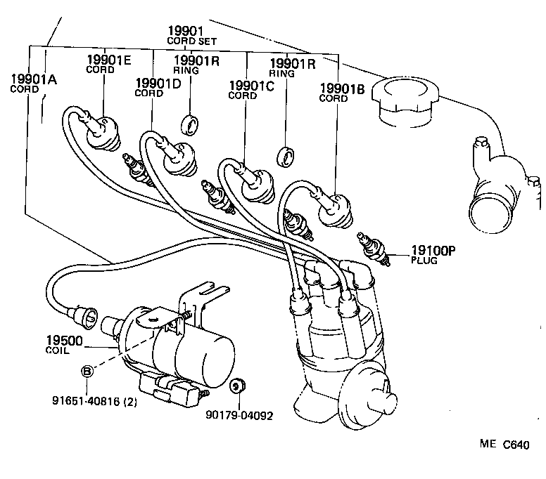  HIACE VAN COMUTER |  IGNITION COIL SPARK PLUG