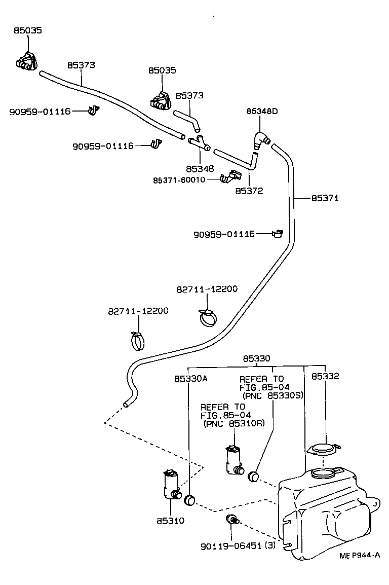  LAND CRUISER 80 |  WINDSHIELD WASHER