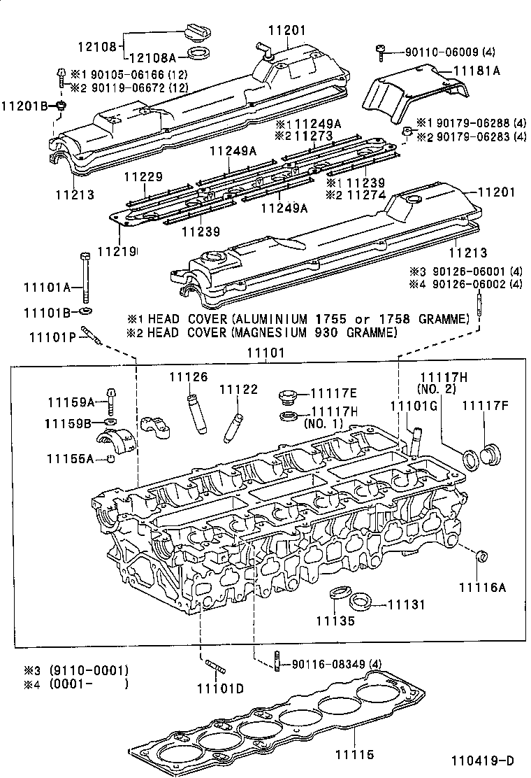  CROWN |  CYLINDER HEAD