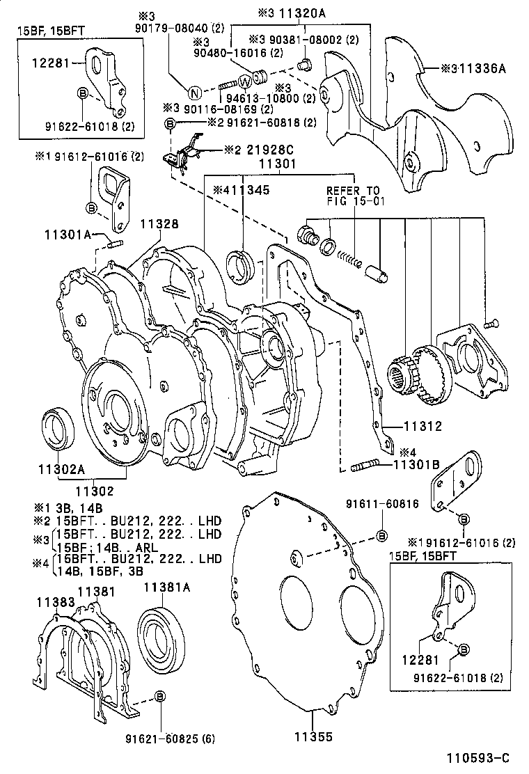  DYNA200 |  TIMING GEAR COVER REAR END PLATE