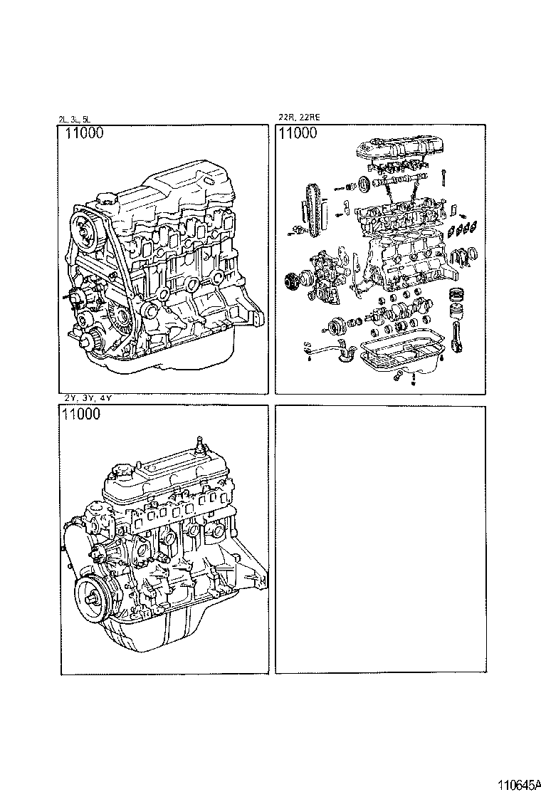  HILUX 2WD |  PARTIAL ENGINE ASSEMBLY